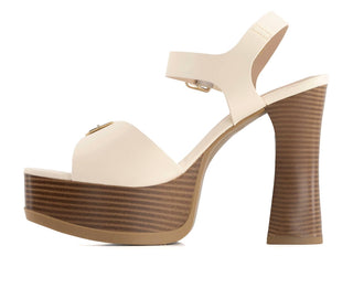 Andrea - Andrea Women's Heeled Platform Ankle Strap Sandals 64761