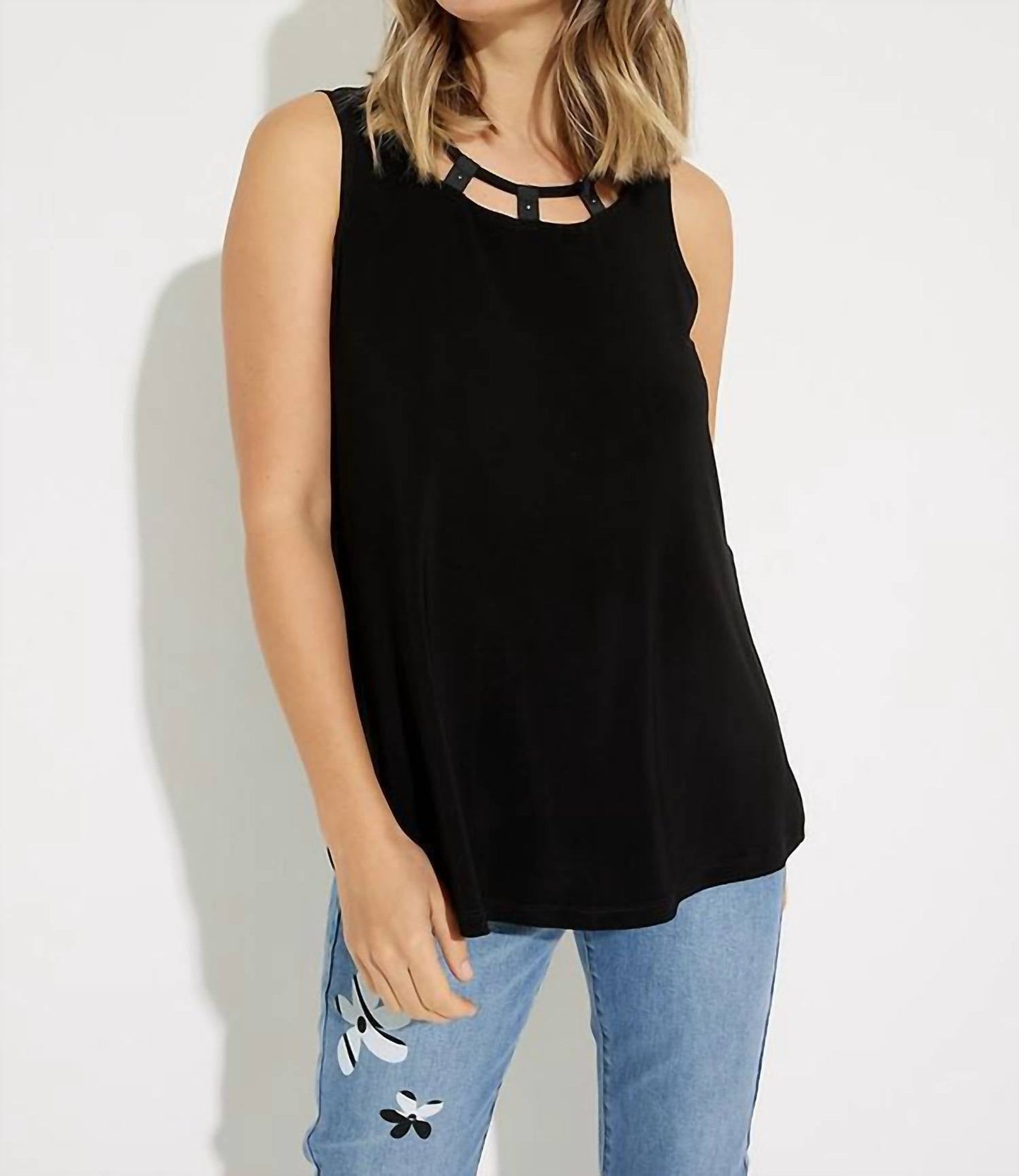 Joseph Ribkoff - Cut-out Neckline Top