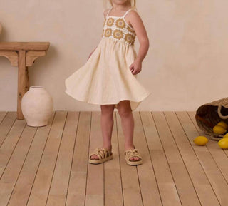 Rylee + Cru - Girls Crochet Sundress Marigold