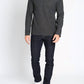 Jachs New York - Brushed Waffle Long Sleeve Henley Shirt