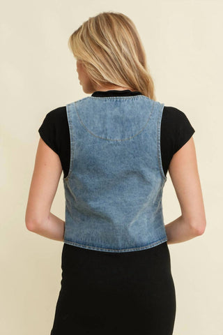Cloud Ten - Tie Front Vest