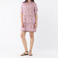 Ann Mashburn - Elbow-Sleeve Frill Dress