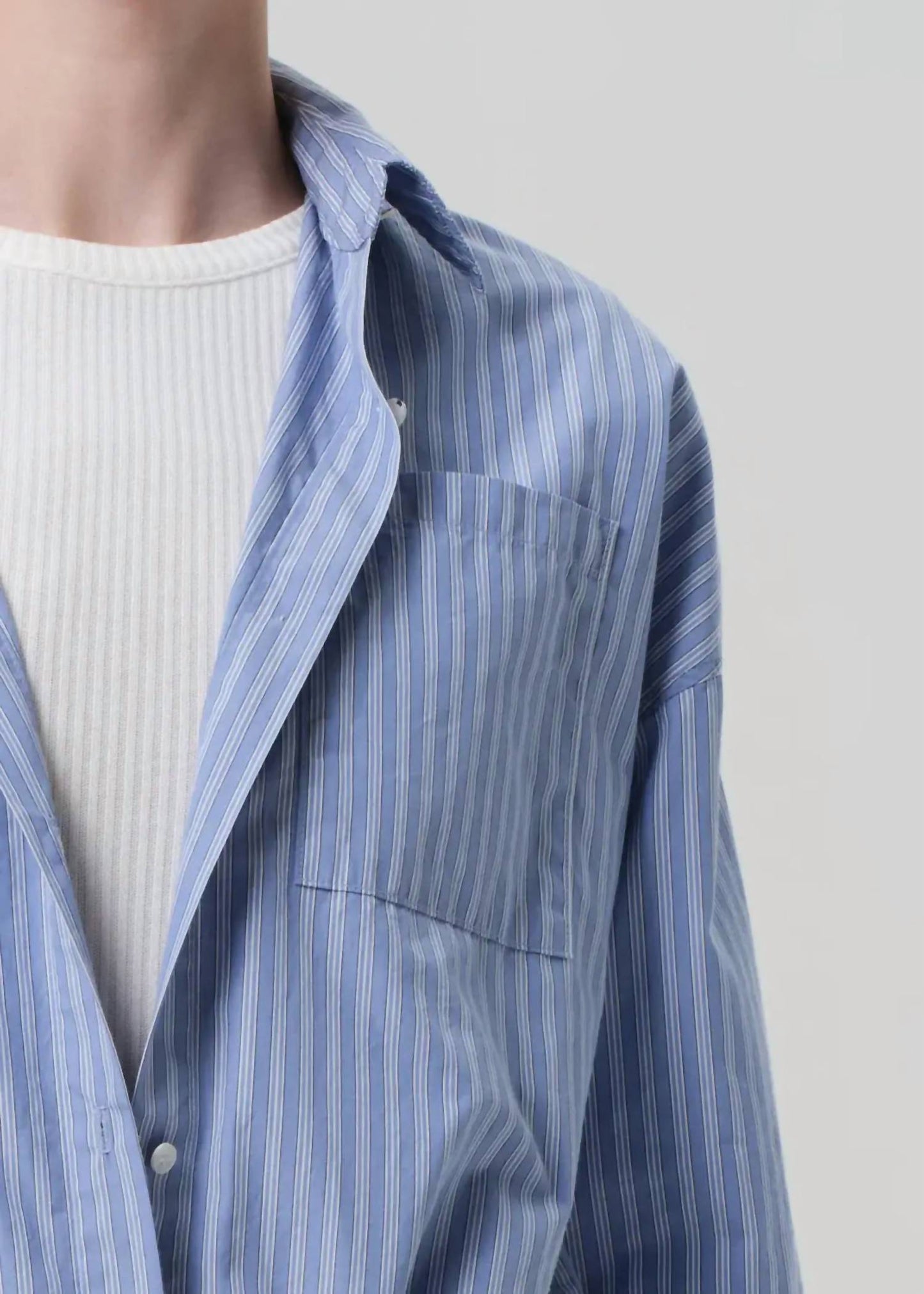 Citizens Of Humanity - Frances Cropped Cape Button Up Shirt
