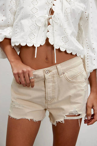 Free People - Now Or Never Denim Shorts