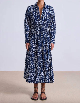 Apiece Apart - Sophia Smocked Shirt Dress