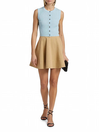 A.L.C. - Lottie Cropped Cotton Knit Top