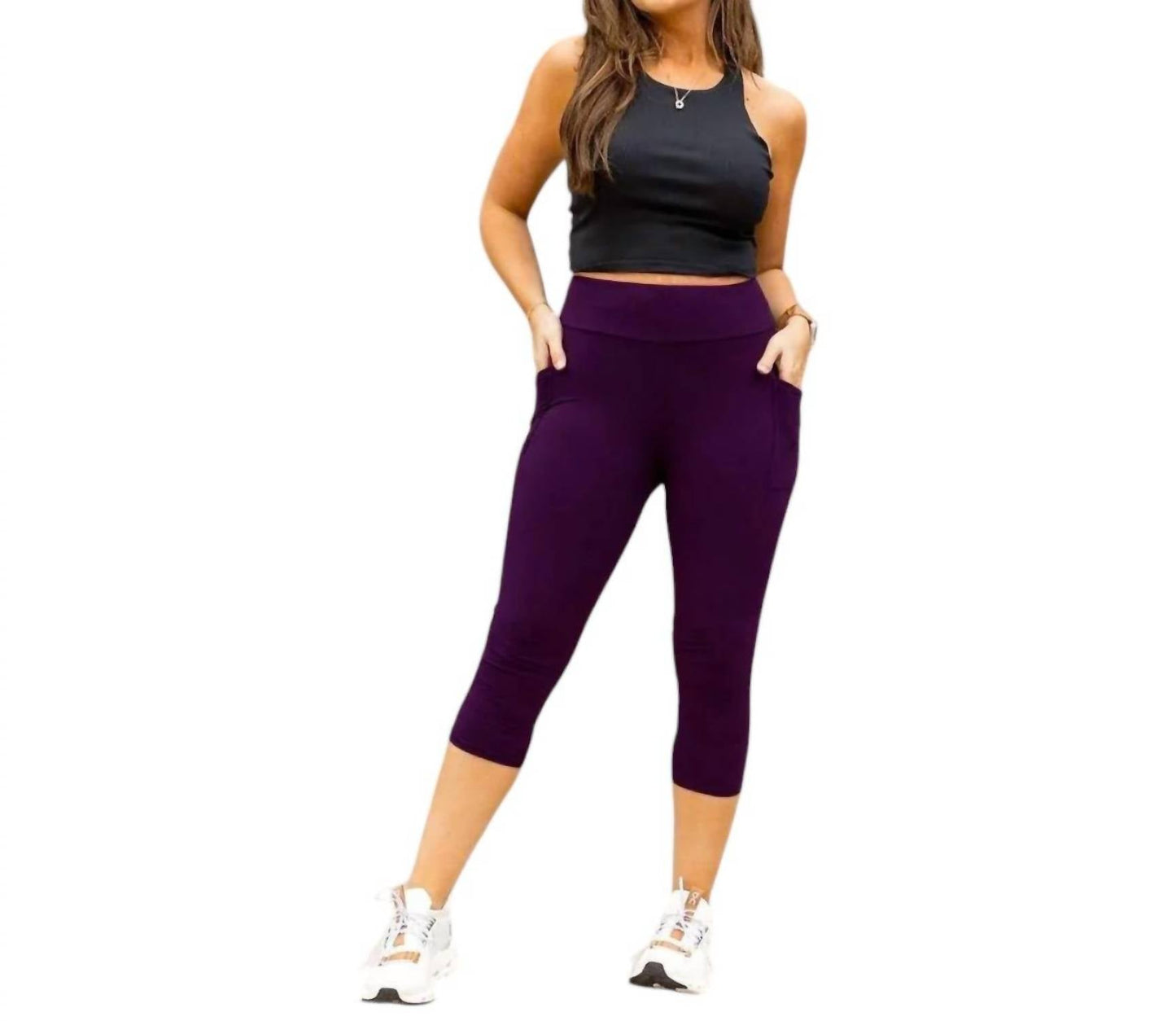 Julia Rose - Hailey Capri Leggings with Pockets