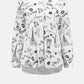 Joseph Ribkoff - Woven Conversational Print Fit And Flare Blouse