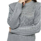 &Merci - Cable Knit Extended Shoulder Sweater