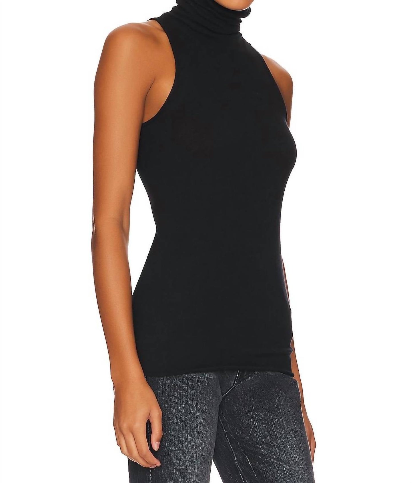 Enza Costa - Cashmere Halter Turtleneck Top