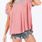 Ces Femme - Weekend Wind Down Stripe Shift Top