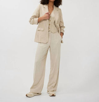 Esqualo - Stripe Linen Blazer