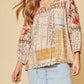 Andree By Unit - Embroidered Babydoll Top