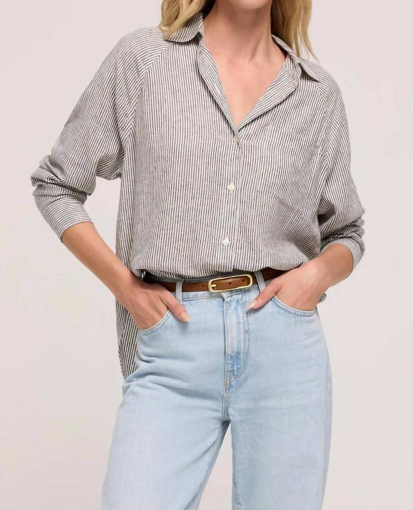 Z Supply - PERFECT LINEN STRIPED TOP