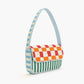 America & Beyond - Women's Sunset Check Shoulder Bag