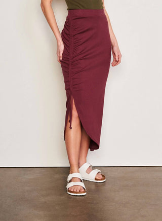Sundry - Shirred Midi Skirt