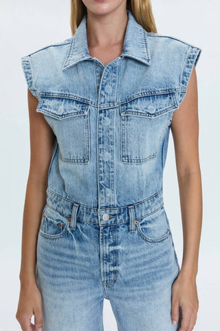 Pistola - Ace Sleeveless Barrel Leg Jumpsuit