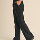 Kimberly C - Cozy Fleece Wide Leg Sweatpants