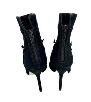 Catherine Malandrino - Women's Suede Leather Lace Up Ankle Booties