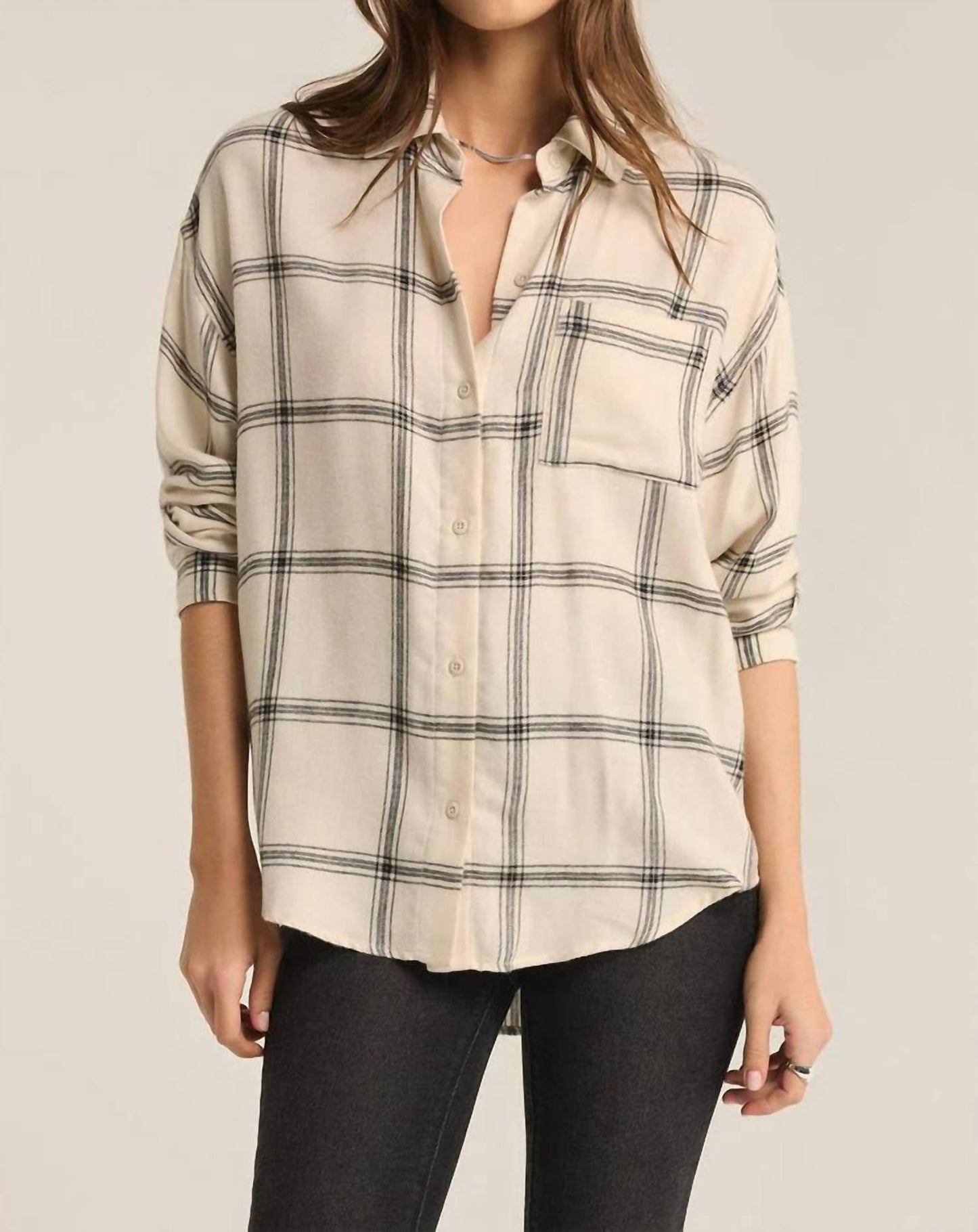 Z Supply - River Plaid Button Up Shirt