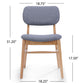 Voyager Upholstered Accent Chair With Splayed Legs And Wood Frame (Set of 2)