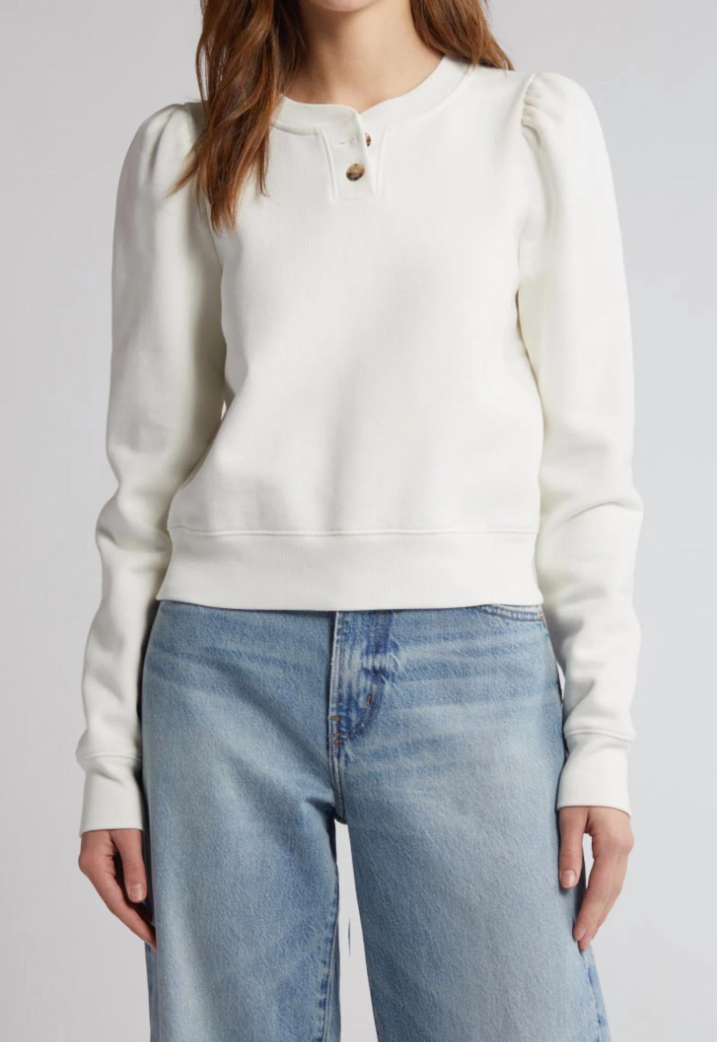 Frame - Femme Henley Sweatshirt