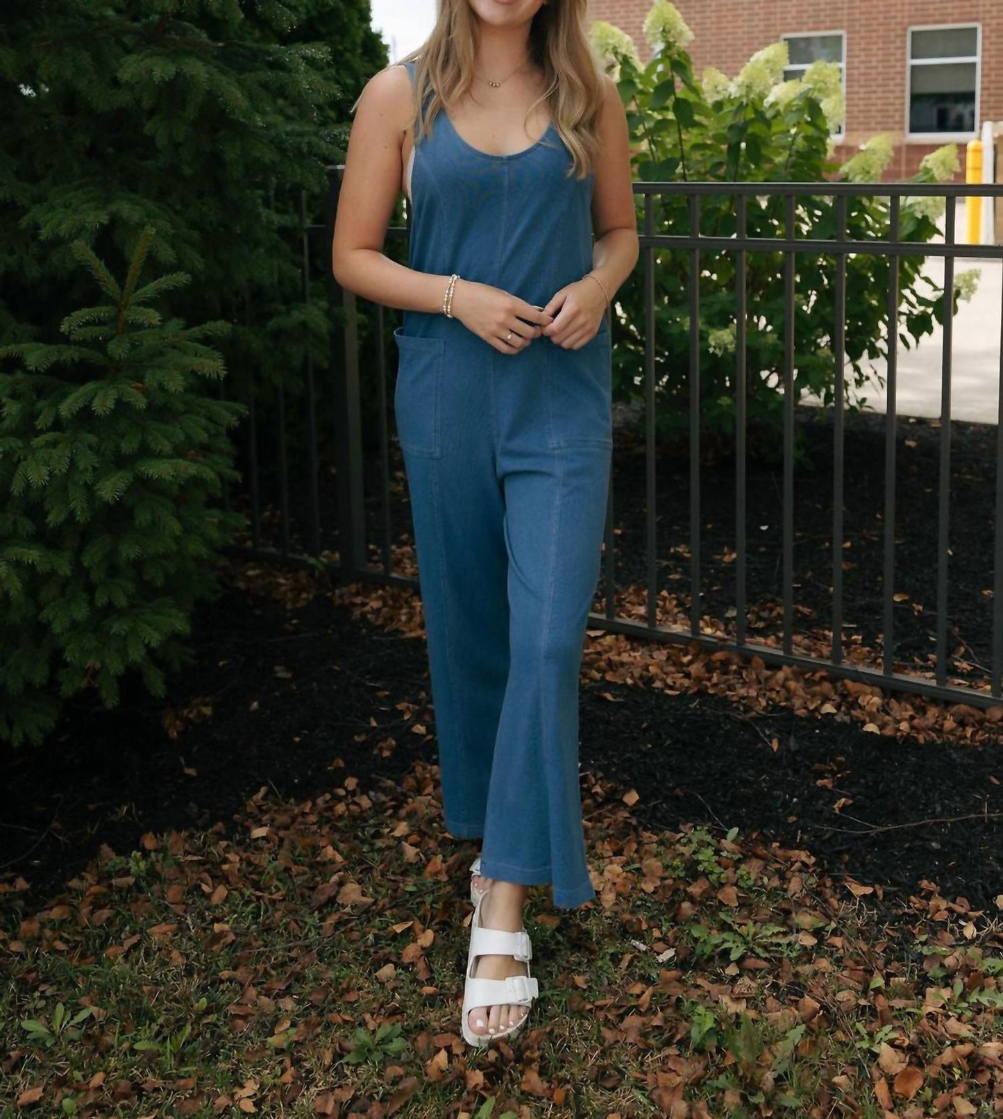Z Supply - Everyday Jersey Denim Jumpsuit