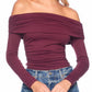 Susana Monaco - Off The Shoulder Gathered Top