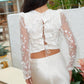 Astr - Bryne Floral Appliqué Top
