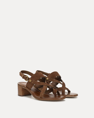 Veronica Beard - Women's Elodie Suede Block Heel Sandal