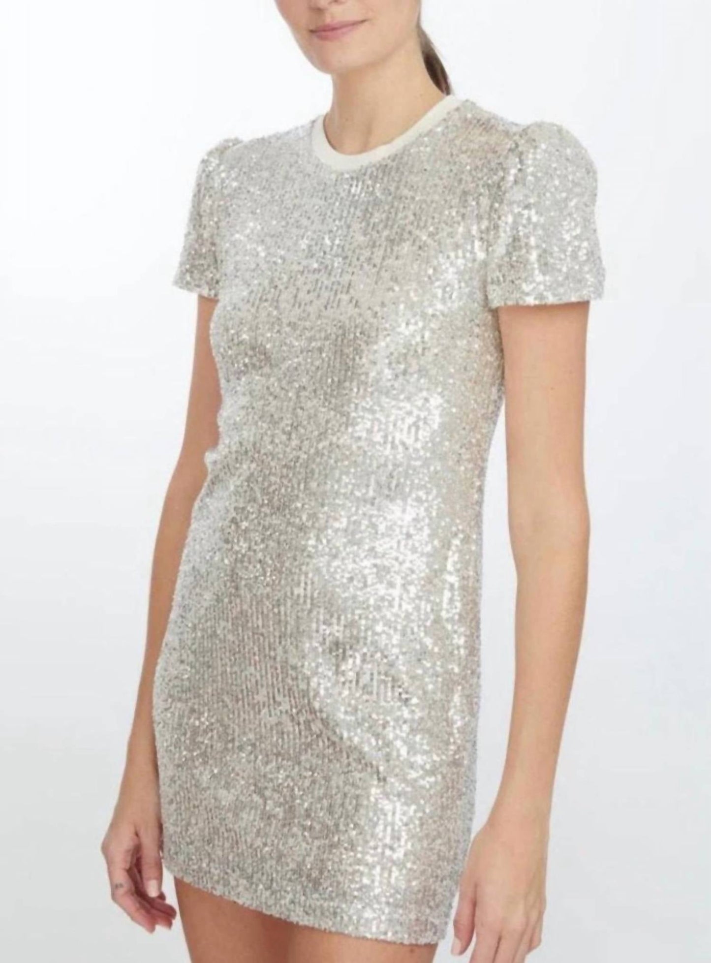 Generation Love - Donna Sequin Puff Sleeve Mini Dress