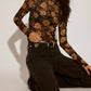 Free People - Women's Lyric Sheer Lace Long Sleeve Turtleneck Top