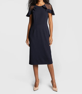 Joseph Ribkoff - Sheer Shoulder Dress