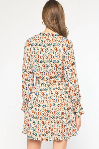 Entro - Print Tie Dress