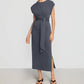 Modern Citizen - Fei Organic Cotton Tie-front Midi Dress