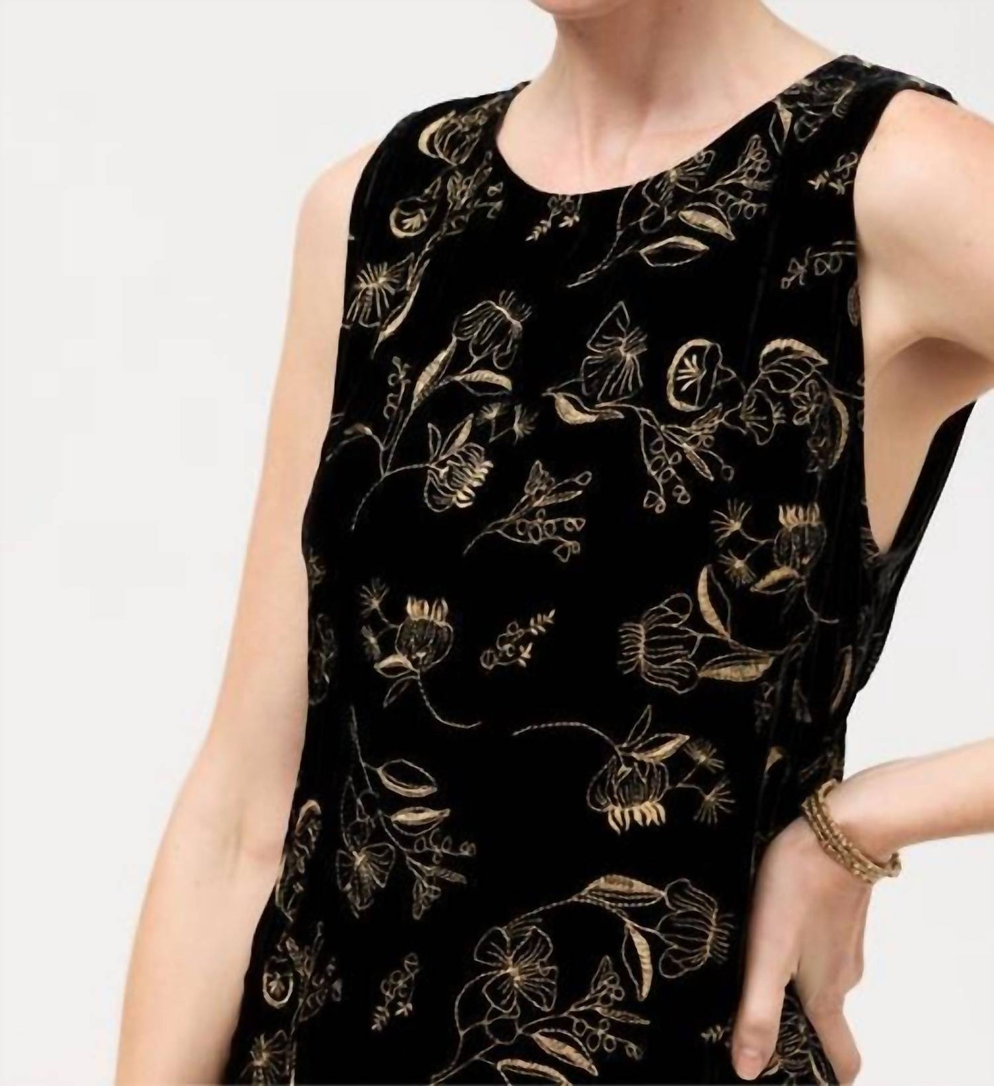 Johnny Was - ARLES SCHIFFLI TANK KEYHOLE DRESS