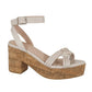 Mars Sky - Women's Cork In It Platform Sandals