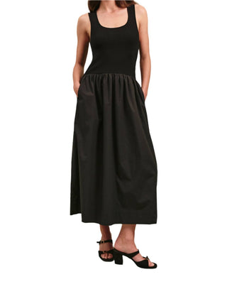 Naadam - Mixed Media Long Twist Maxi Dress