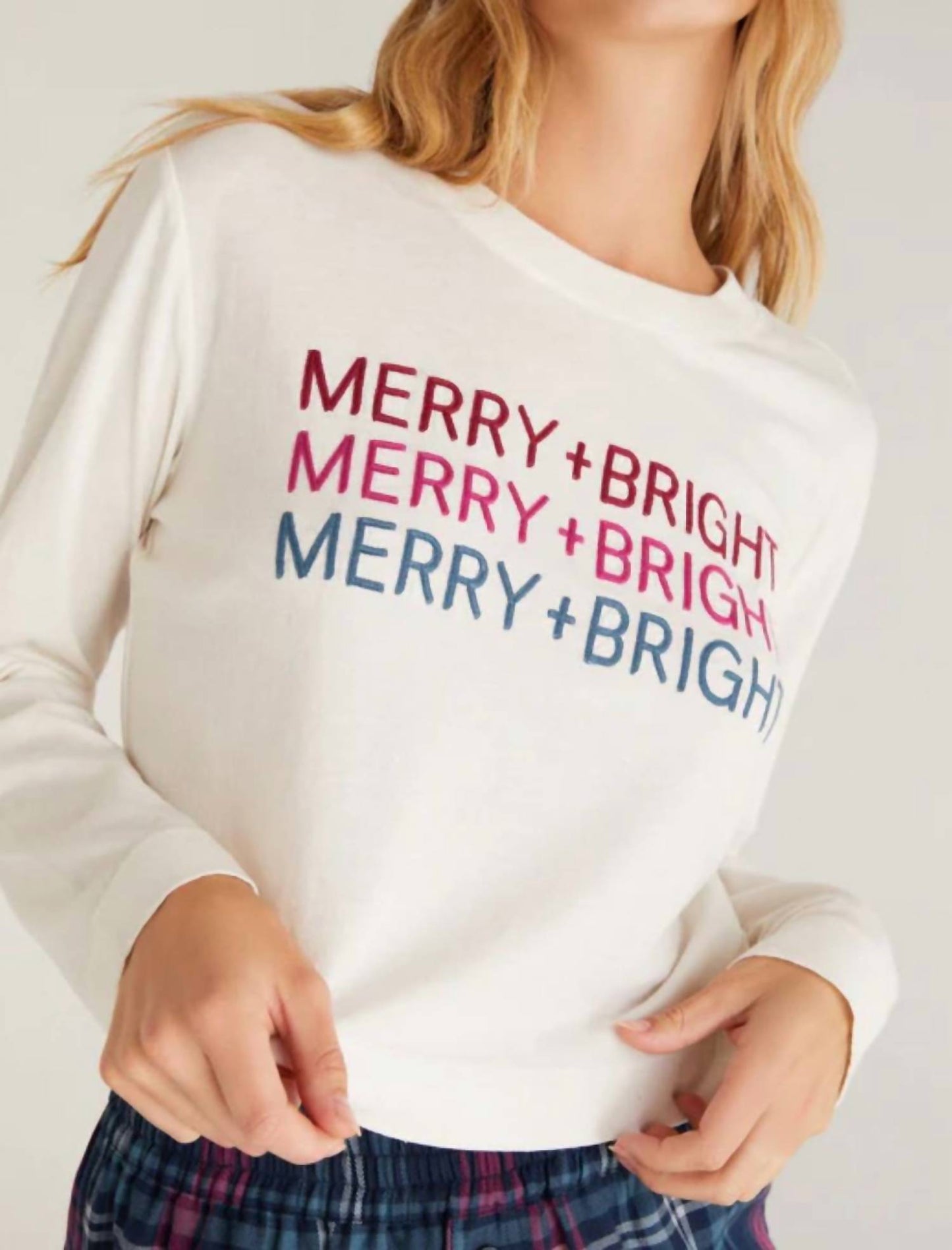 Z Supply - Merry & Bright Long Sleeve Shirt