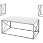 Table Set, Coffee, End, Side, Accent, Living Room, Contemporary, Modern (Set of 3) - White