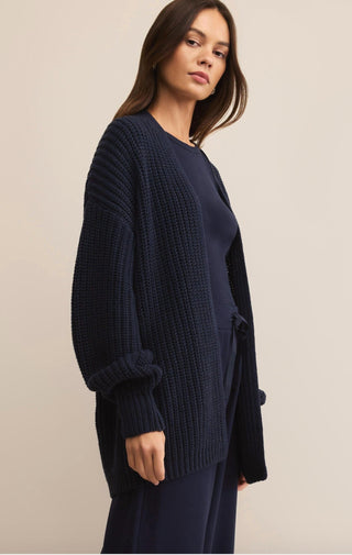 Z Supply - Long Sleeve Ribbed Cardigan Sutton