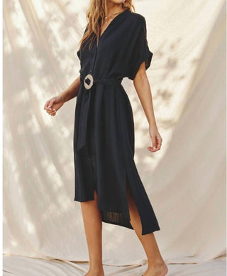 Dress Forum - Breezy Button Down Midi Dress