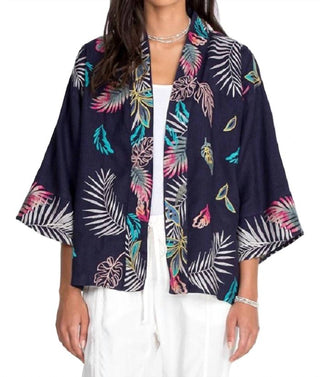 Johnny Was - Kaluhi Linen Cropped Kimono