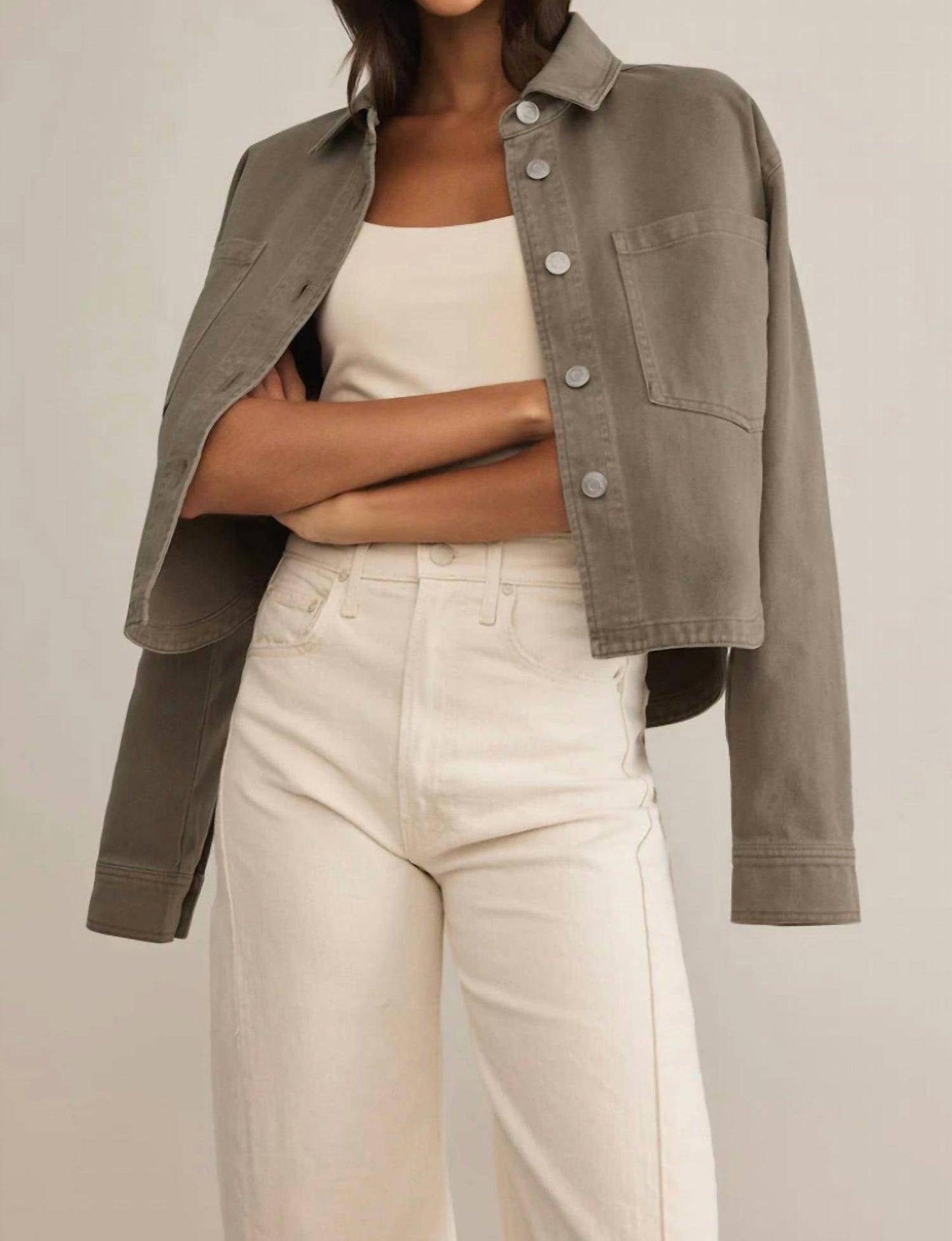 Z Supply - Cropped Denim Jacket