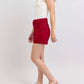Judy Blue - High Waist Tummy Control Garment Heart Shaped Pocket Trouser Denim Short