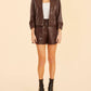 Dolce Cabo - High Waisted Faux Leather Shorts