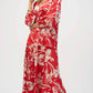 Joseph Ribkoff - Satin Floral Print Straight Top