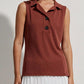 Varley - Caine Sleeveless Polo Top
