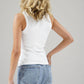 Lna - V-neck Slim Ribbed Tank Top