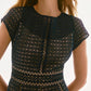 Joseph Ribkoff - Guipure Lace Midi Fit And Flare Dress